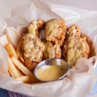 Honey Mustard Chicken Tenders · Mouthwatering Honey Mustard Crispy Chicken Tenders fried to golden perfection. Served Hot & ...