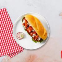 The Thrill Of Clucking Grill Sub · Grilled chicken with melted cheese, lettuce, and tomato. Served on your choice of bread.