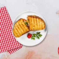 Thrilled Grilled Chicken Panini · Grilled chicken, melted cheese, lettuce, and tomato served on your choice of toasted bread.
