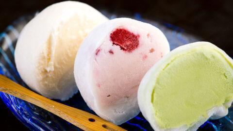 Mochi Ice Cream · Ice Cream Wrapped in a Sweet Rice Dough.
