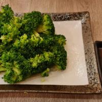 Garlic Broccoli · Steamed Broccoli with chef’s special garlic sauce.