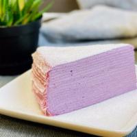 Purple Sweet Potato Crepe Cake 紫薯千层蛋糕 · 