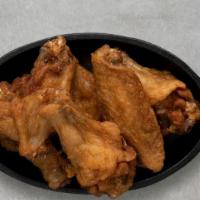 Plain Wings · Traditional bone-in wings, hand-tossed in your choice of sauce or rub. Choose your flavors!