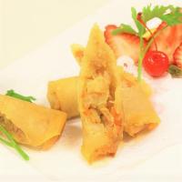 Harumaki (4Pcs) · deep fried Japanese spring rolls.