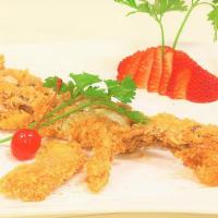 Soft Shell Crab · Whole soft shell crab battered & deep fried with katsu sauce.