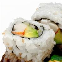 California Roll · Kani, avocado and cucumber.