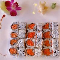 Spicy Roll Combo (Cut Roll) · Spicy. Spicy crunchy tuna, spicy crunchy salmon & spicy crunchy yellowtail.
