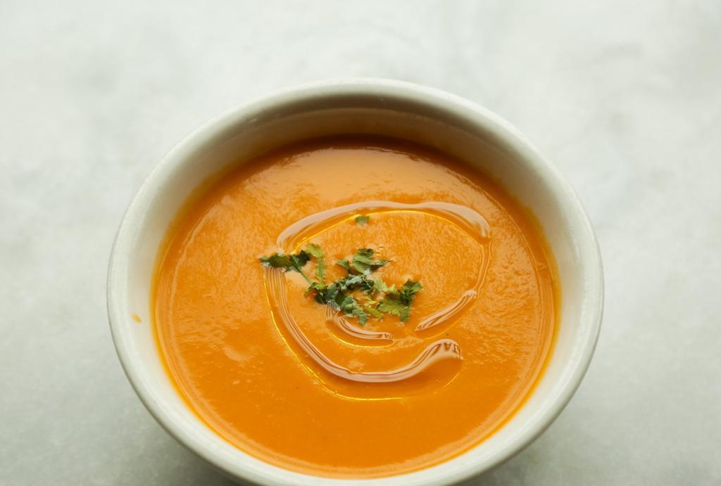 Vegan Carrot Ginger Soup · Vegan. Carrot and ginger soup.