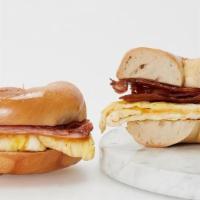 Bacon, Egg & Cheese Sandwich · Bacon, Egg and Cheese Sandwich
