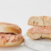 Baked Salmon Salad Sandwich · The Finest Kippered Salmon & Real Hellman's Mayonnaise.