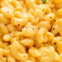 Gluten Free - Mac & Cheese · Gluten free. Gluten free pasta doused in a vegan creamy cheese sauce. (Please asked what pla...