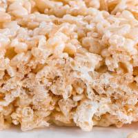 Rice Krispie Treats · Gluten free. Traditional rice krispie treat made with vegan butter and marshmallows.