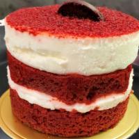 Red Velvet Individual  · Red velvet cake layers filled with a sweet cream cheese filling, topped with cake crumbs and...