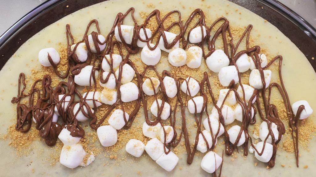 S'Mores Crepe · Nutella, Graham Crackers and marshmellows