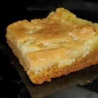 Butter Cake · Golden butter cake crust topped with gooey butter cake filling