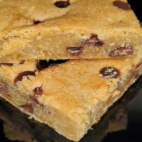 Chocolate Chip Bar · Chewy bar mixed with brown sugar and packed with chocolate chips