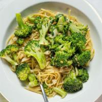 Broccoli · Sauteed broccoli in garlic & oil.