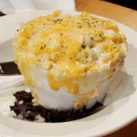 Crab Mac & Cheese · Lump crab meat, our special cheese sauce.
