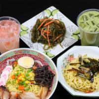 C3 Combo · 1 choice of any appetizer
2 choices of any ramen 
(except R11, R12, R13) 
2 choices of any b...