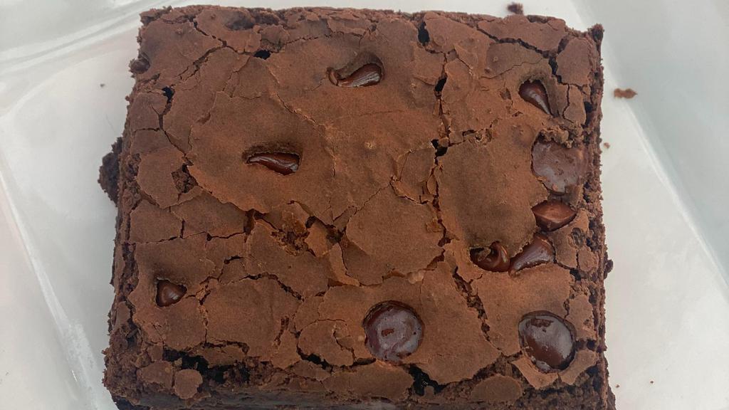 Warm Brownie · Warm Ghirardelli double dark chocolate brownie