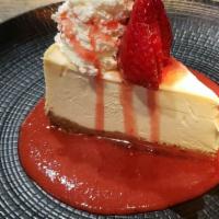 Pineapple Cheesecake · New York Style cheesecake made with local pineapple