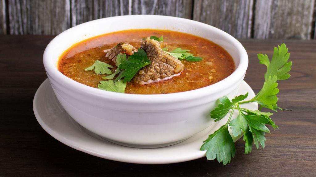 Soup Kharcho · Beef soup.