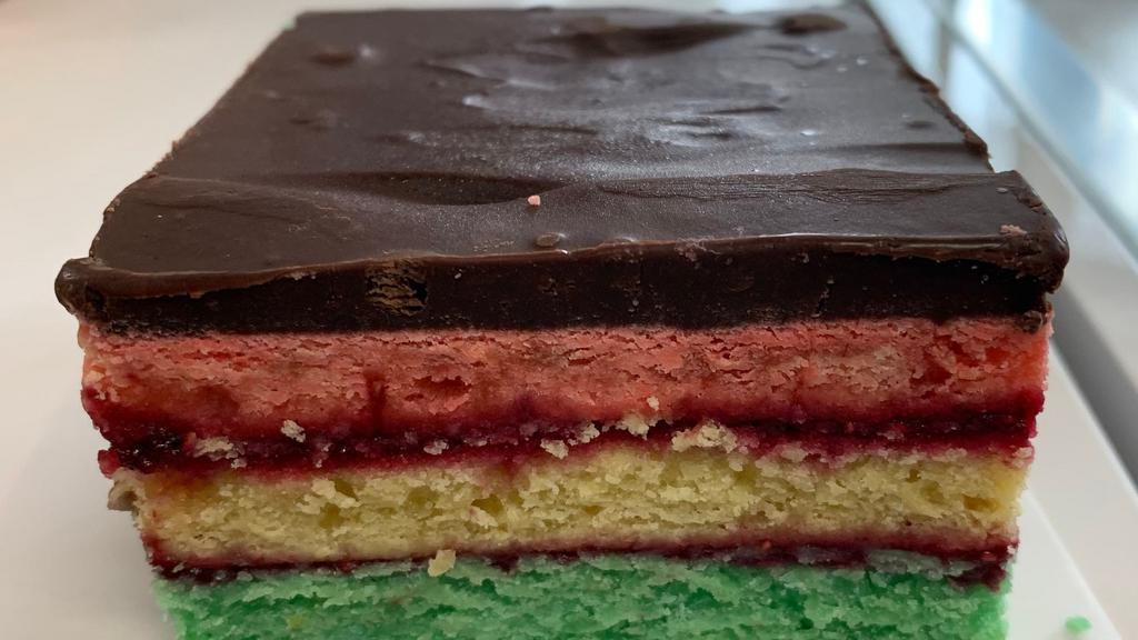 Rainbow Cookie Cake · 