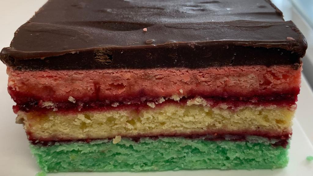 Rainbow Cookie Cake Half · 