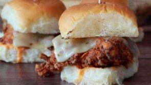 Crispy Chicken Slider · Crispy Fried Chicken on a slider bun with your choice of toppings
