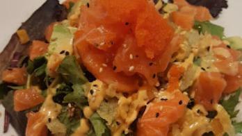 Spicy Salmon Salad · Spicy.