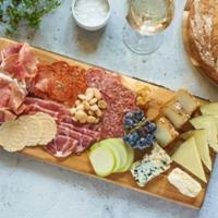 Charcuterie & Cheese Board · Saucisson Sec, Chorizo, Soppressata, Brie, Comte, Parmigiano Reggiano, Seasonal Preserve, Mu...