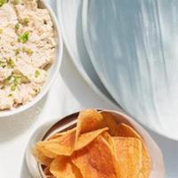 French Onion Dip · Potato Chips and Chive. (GF)