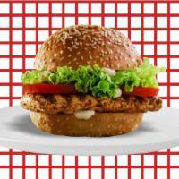 Grilled Chicken Burger  · Grilled chicken patty, California style with your choice of fresh greens, Swiss cheese, Toma...