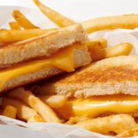 Grilled Cheese · comes with portion of fries