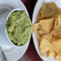 Guacamole With Chips · Top menu item.