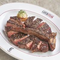 24 Oz Mishima Reserve Ultra Porterhouse · Seattle, WA, Fort Morgan, Hand Carved & Simply Seasoned With Cracked Black Pepper From Madag...