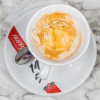 Affogato · A shot of espresso poured over gelato