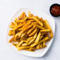 French Fries · Seasoned with black pepper, salt, serve with ketchup.