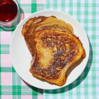 Le Peanut Butter And Nutella French Toast Sandwich · So good, it’s better than living rent-free in Versailles. Peanut butter and Nutella layered ...