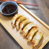 Fried Gyoza 6 Pieces · Oil fried Japanese pork dumpling