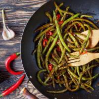 Crispy String Beans · Classic crispy string beans entree. Served with white rice.