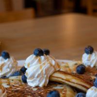 Blueberry & Cream Pancakes · 
