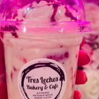Fresas Con Crema · Diced fresh strawberries and sweet cream. Made to order.