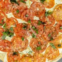 Fresh Mozzarella/Tomato Pie · 