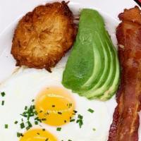 181 Special · Two Eggs, Latke, Choice of Protein. Two Eggs, Latke, Choice of Bacon-Salmon-Sausage-Veggie S...