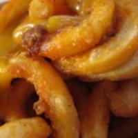 Curly Fries With Cheese · 