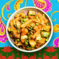 Vegetable Curry · Mixed vegetables cooked in a curry sauce.