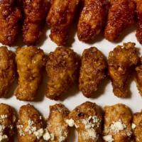 20 Piece Wings · Served with 20 Free Bird wings in two flavors with celery, carrots, and your choice of dippi...