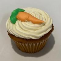 Carrot Colossal Cupcake · Delicious Moist Colossal Carrot Cupcake with CreamCheese Icing and finished off with a a car...