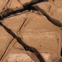 Brownie · Moist Chewy Chocolate Brownie iced with Chocolate Fudge!!